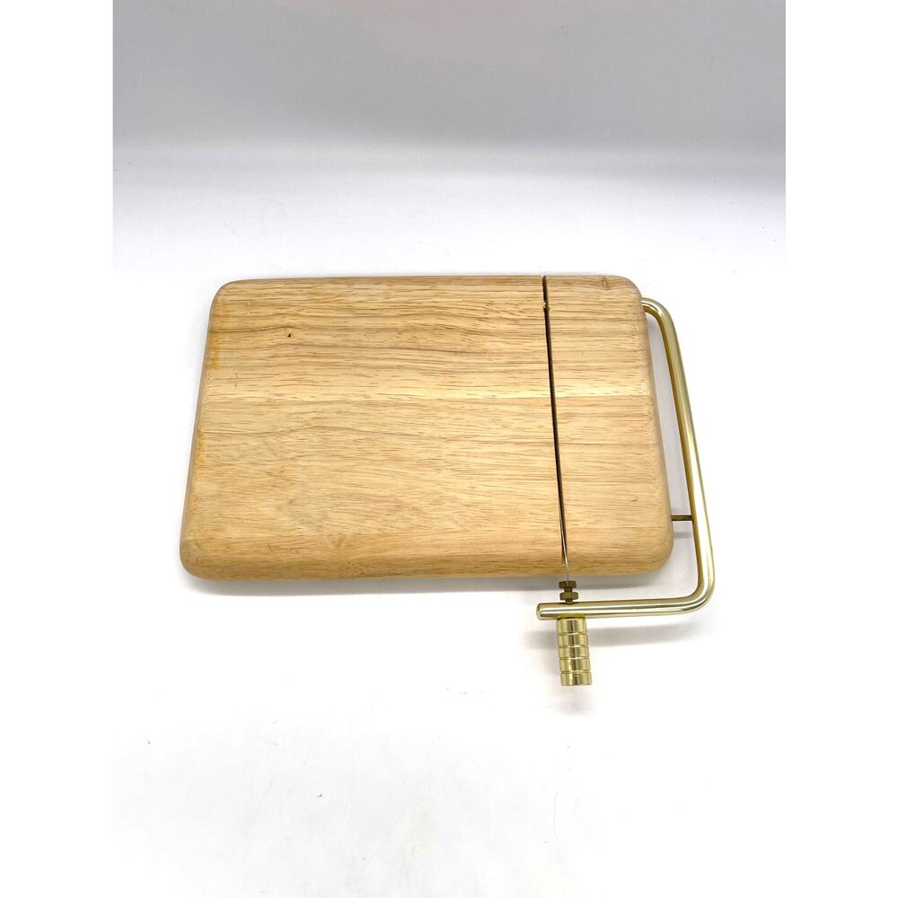 Goodwood Cheese Cutting Board with Wire Cutter Slice & Serve 10”x7”